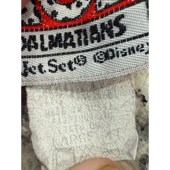 Vintage 90s Disney 101 Dalmatians Jet Set Knit Cardigan Sweater 4T Red Black - Picture 13 of 14